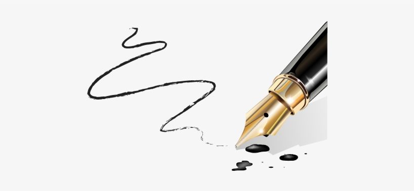 1006 10067859 vector pens calligraphy pen fountain pen running out.png